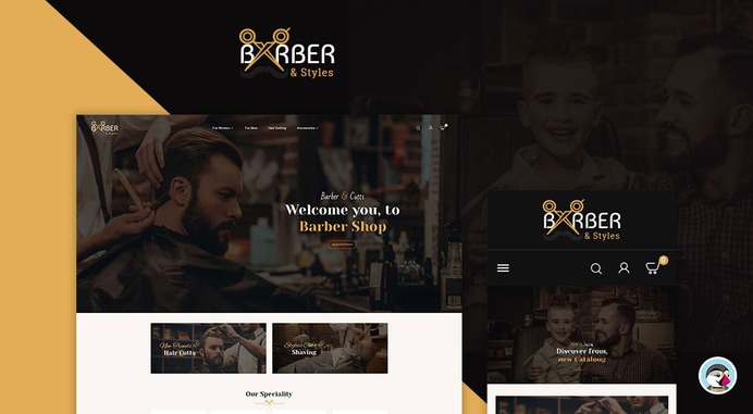 #Barber #Cutt & Styles - #Prestashop #Responsive #Theme | #TemplateTrip #eCommerce #Website #Design #Template