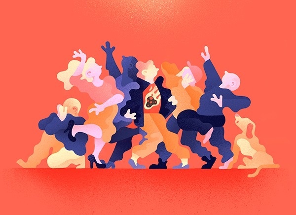 I Saw It Coming on Behance #illustration #wavy