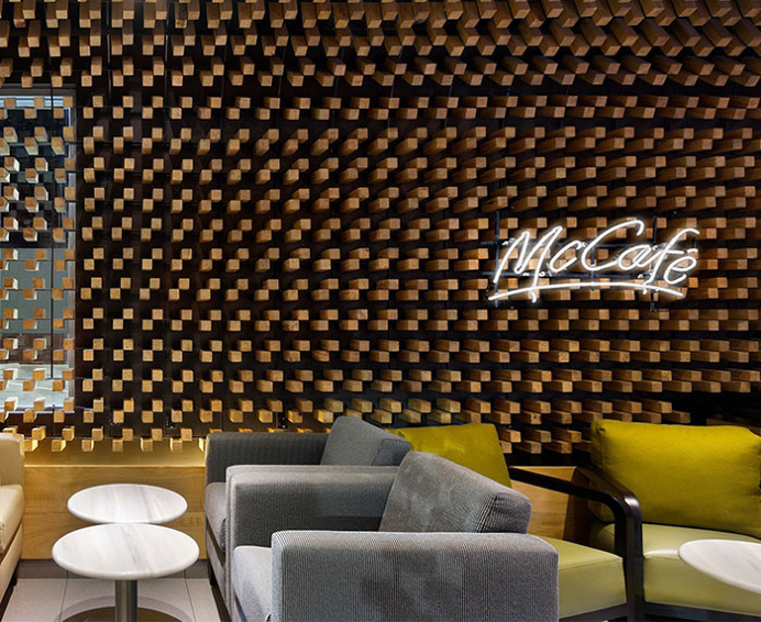 McCafe Interior Decor by Solis Colomer Arquitectos