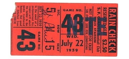 a time to get: Vintage Baseball Tickets #baseball #vintage