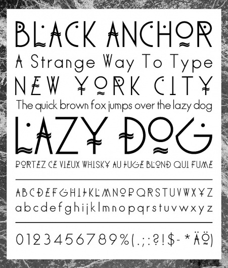 Akupoftea #black #barneau #christophe #anchor #typography