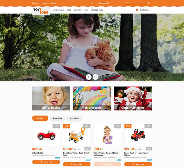 Toys Store Prestashop Themes