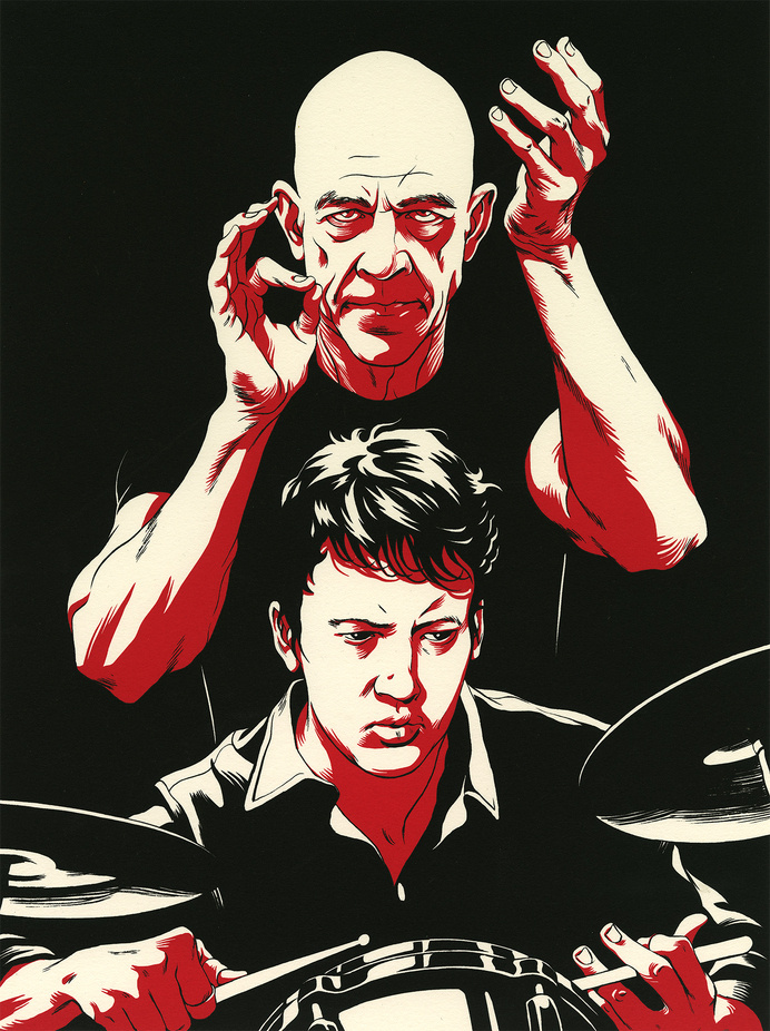 Whiplash - Cun Shi | Home #movie #portraits #whiplash #illustraion