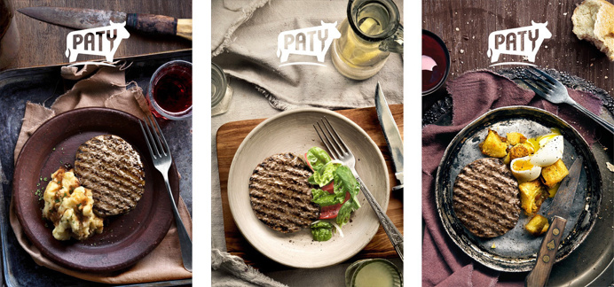 paty, meat, packaging