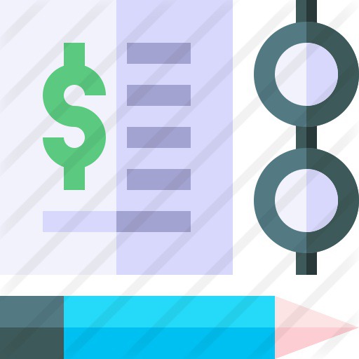 See more icon inspiration related to files and folders, business and finance, signing, dollar symbol, contract, glasses, pencil, writing, document, paper and pen on Flaticon.