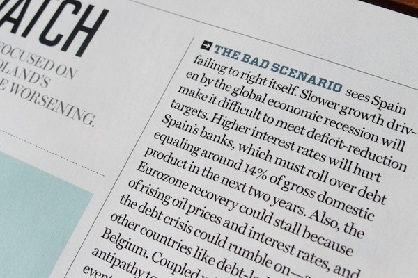 Fortune text #shaded #design #publication #type #layout #editorial #typography