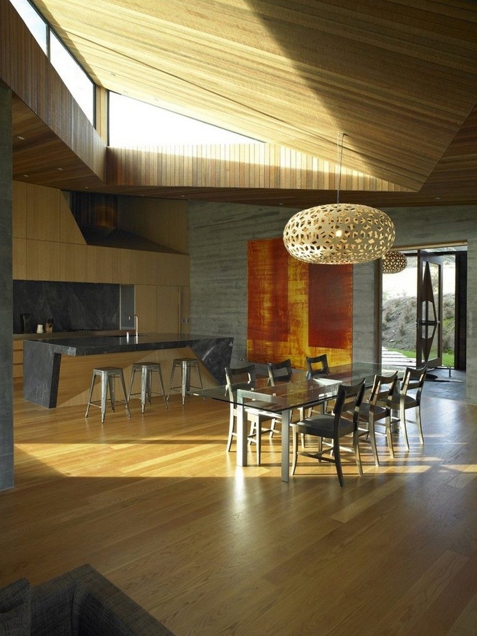 Te Kaitaka House Has a Sculptural Shape Inspired by the Alpine Landscape 9