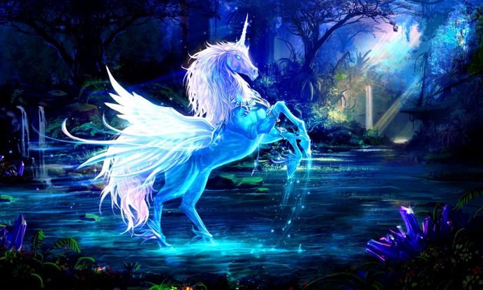 Fantasy Forest Horse Wallpaper Hd For Desktop – WallpapersBae