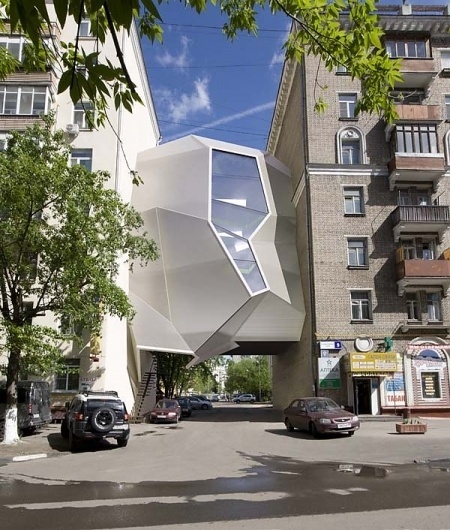 Inventive Urban Office Location: Parasite Office in Moscow | Freshome #moscow #office #architecture
