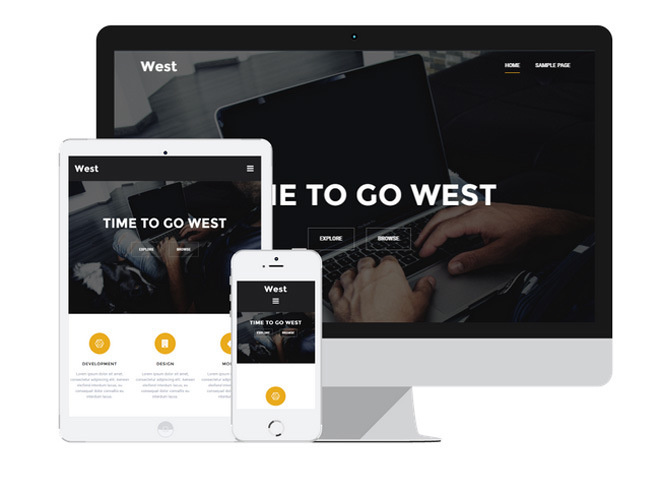 West : Responsive Business WordPress Theme