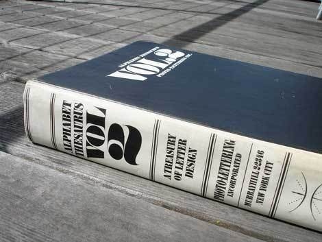 alphabet thesaurus #spine #letters #book #typography