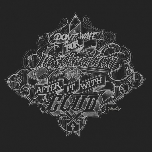 Dont wait by ~suqer on deviantART #type #chalk #typography