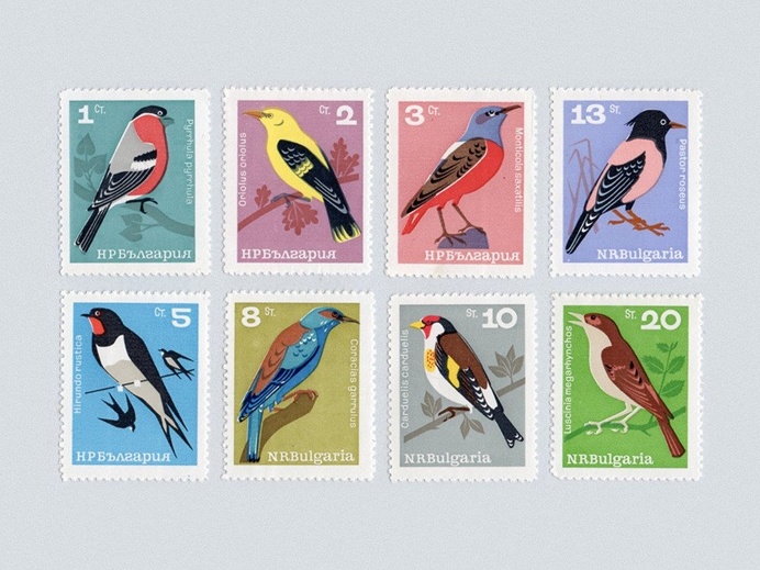 Songbird Stamp Set (1964)