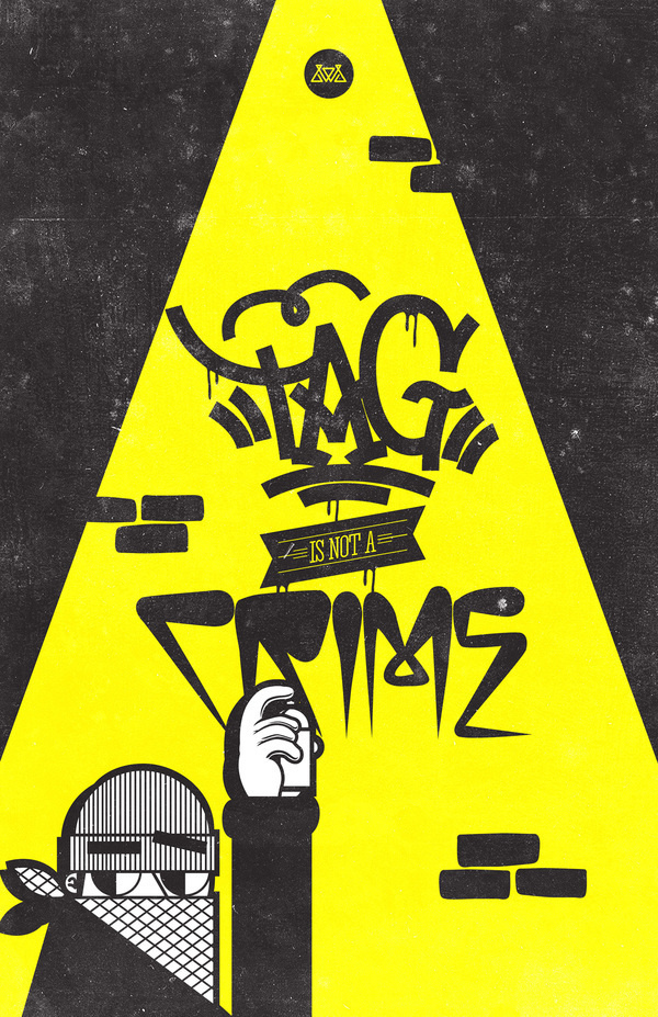 VARIOS!!! on Behance #design #tag #art #street #character #crime