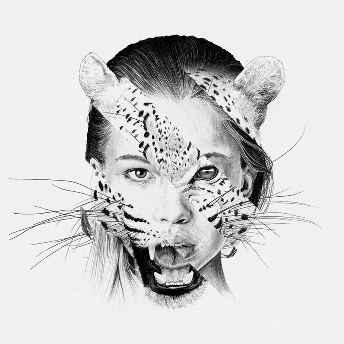 Chamo San, Barcelona #spain #illustration #tiger