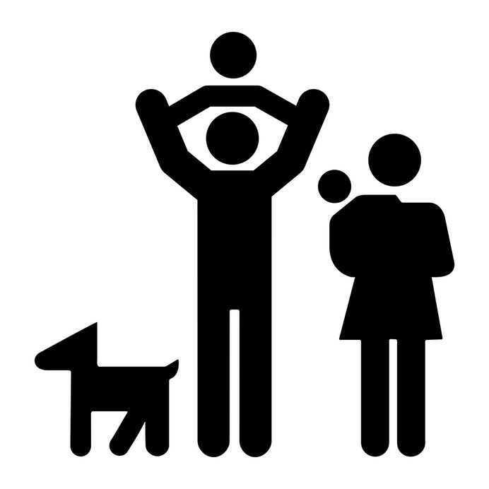 See more icon inspiration related to dog, family, familiar, group, two, people and babies on Flaticon.