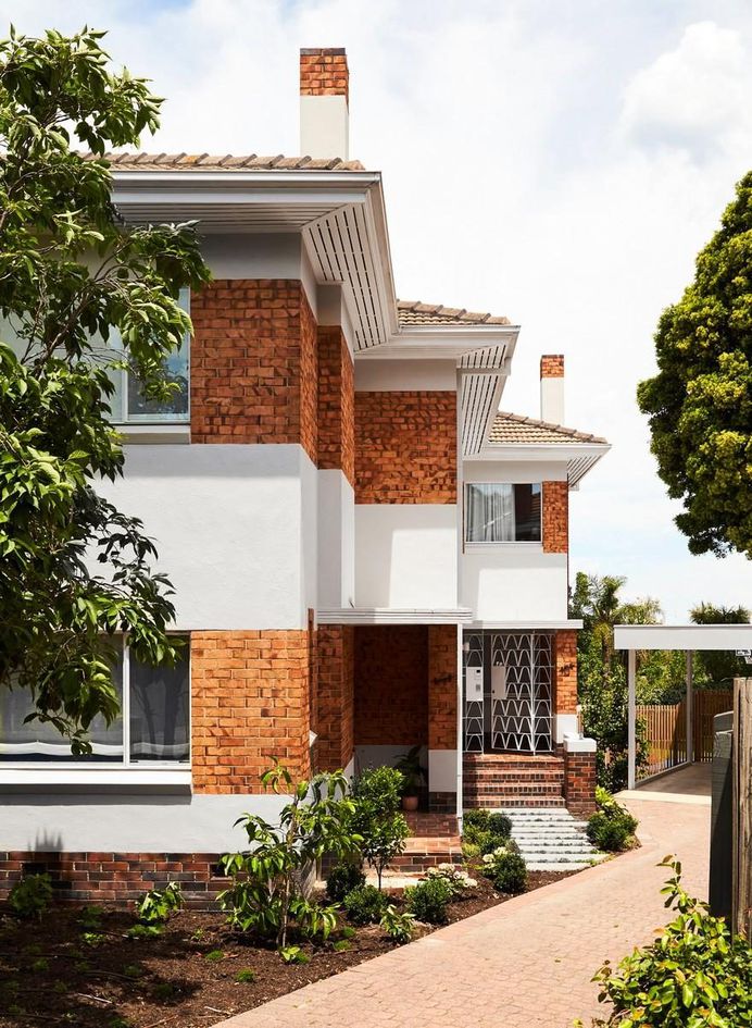 Interwar Duplex Turned Into Bright Family Residence