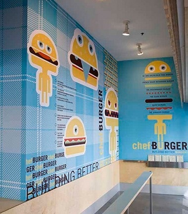 chefBURGER - design - work - tad carpenter #illustration #identity #branding