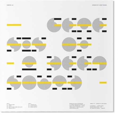 Design Fodder (Fabrice Lig - Genesis of a Deep Sound album art by...) #album #geometry #design #system #art