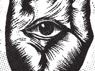 Dribbble - Were Watching You. by Super Top Secret #eye #seeing #hand #illuminati