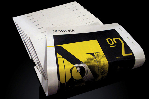 NEWWORK MAGAZINE, Issue 2 #graphic #newspaper #layout #typo #magazine