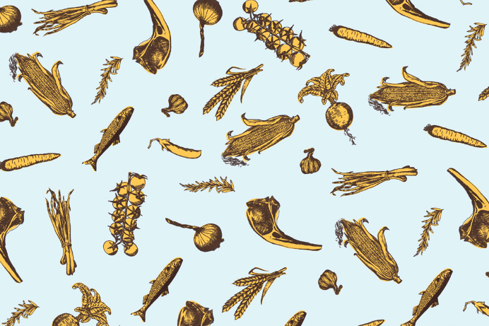 Potlikker Comfort Food | Lucas Jubb Design & Illustration