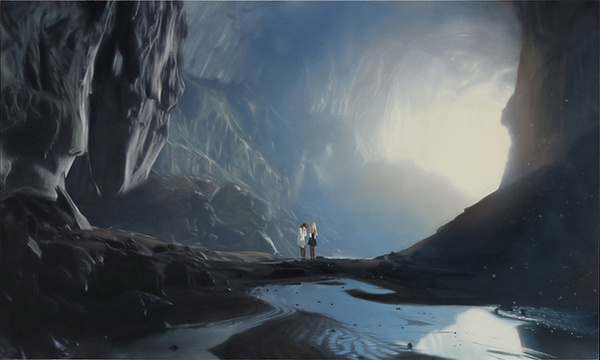 Preview: Seamus Conley's "I Think We're Alone Now" at Roq La Rue | Hi Fructose Magazine #cave #painting