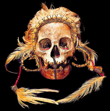 ASMAT TRIBAL SKULL 1 #headdress #skull