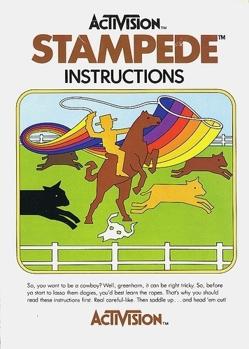 Atari - Stampede | Flickr - Photo Sharing! #video #booklet #games #manual