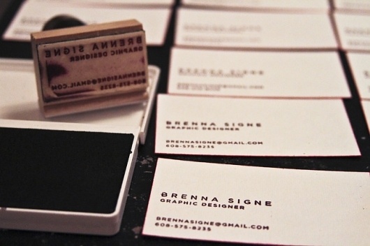 Business Cards - Brenna Signe #business #design #graphic #identity #cards