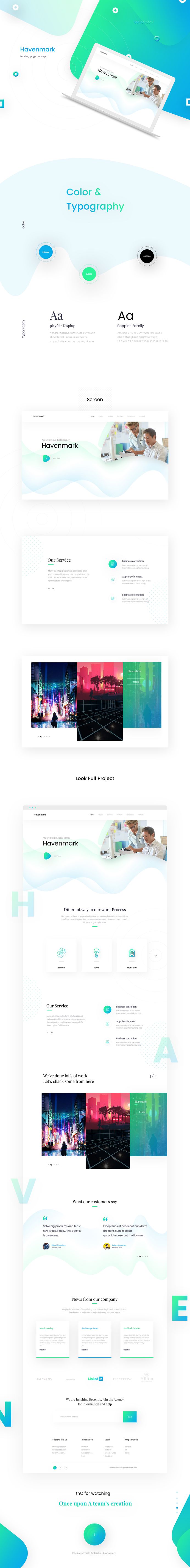 Havenmark - Web Design on Behance