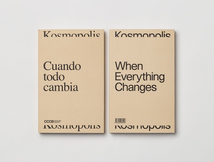 Kosmopolis Identity - Mindsparkle Mag PFP, disseny designed the identity for Kosmopolis Collection 2019. This is an amplified literature fest that takes place in Barcelona, where artists, writers and philosophers play an active role in the event under the name of "When Everything Changes". #logo #packaging #identity #branding #design #color #photography #graphic #design #gallery #blog #project #mindsparkle #mag #beautiful #portfolio #designer