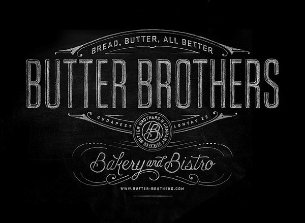 Butter Brothers #type #design #graphic