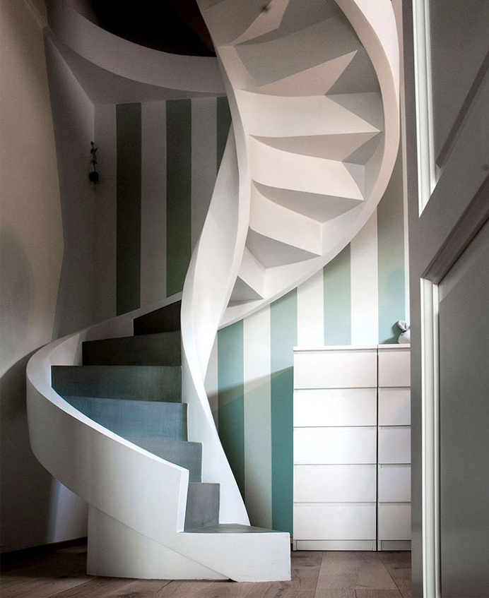 Rizzi's Spiral Staircases - #stairs, #staircase, #stairway, architecture, stairs
