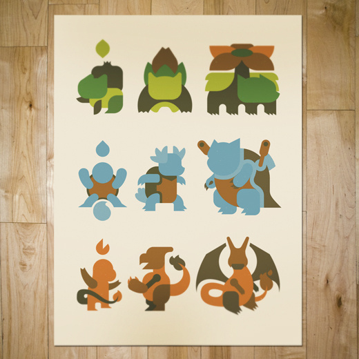 art prints : bandito design co. #print #screen #illustration #poster #pokemon