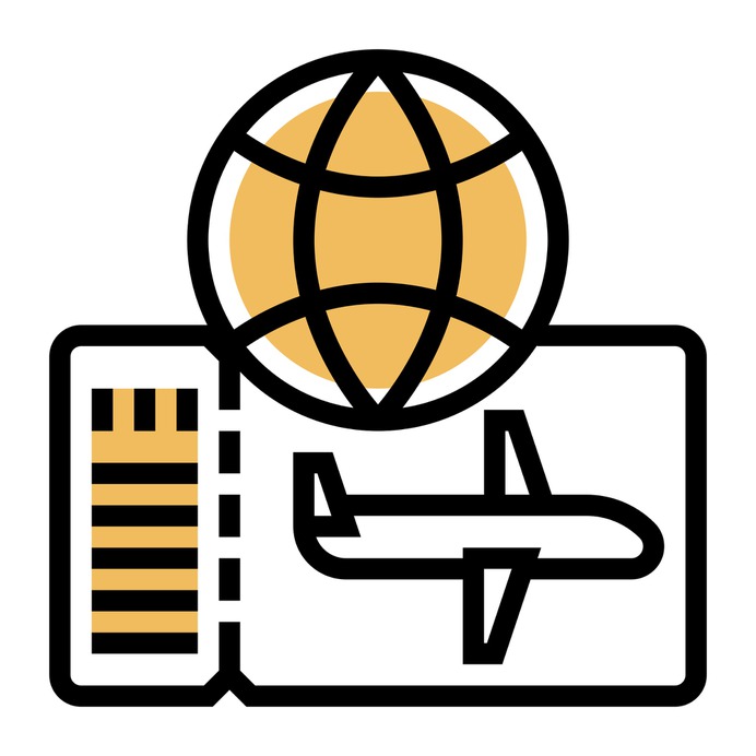 See more icon inspiration related to ticket, travel, plane, air, flight, ticket flight, globe earth, plane ticket, airplane ticket, vacations, transportation, airplane, tickets, holidays and transport on Flaticon.
