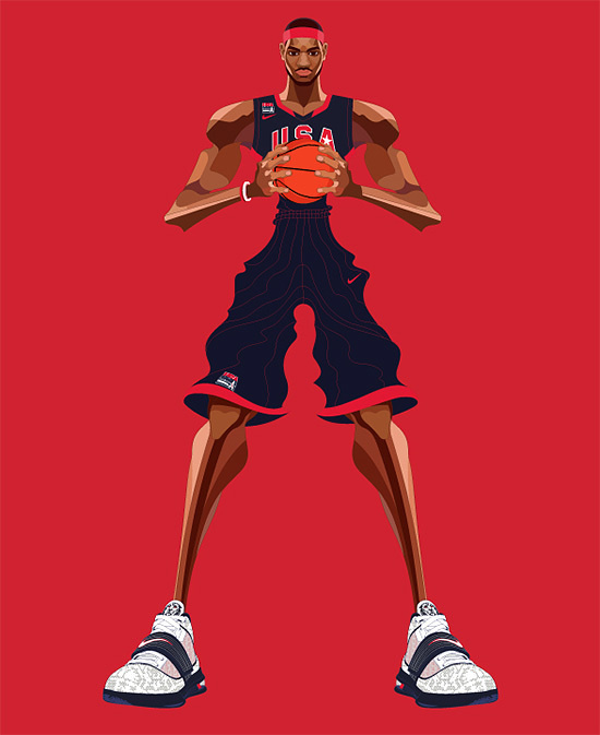 Basketball p Festival: Illustrations by Saiman Chow #design #graphic #illustrations #usa #game #basketball