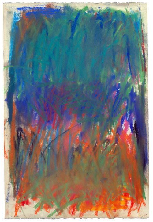 Joan Mitchell #color #drawing #art #pastel