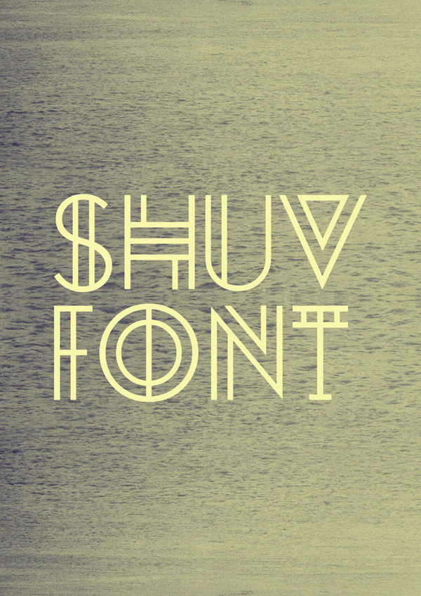 SHUV FONT on Behance #shuvs