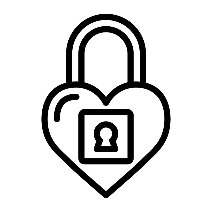 See more icon inspiration related to lock, love and romance, valentines day, loving, lover, heart lock, like, heart, peace, interface and shapes on Flaticon.