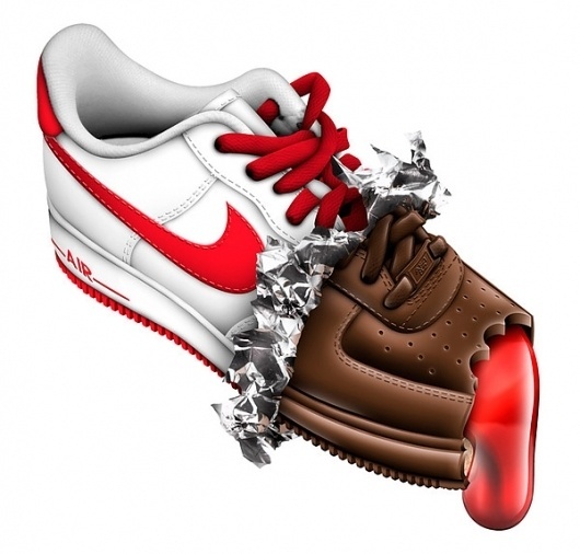 Nike Air Max & AF1 on the Behance Network #air #vasava #brush