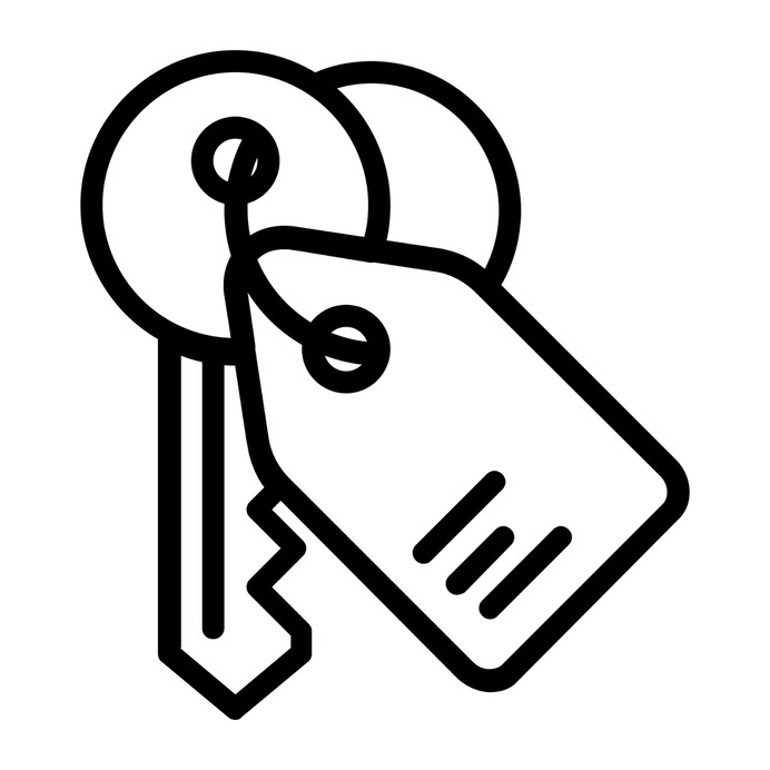 See more icon inspiration related to key, keyword, house key, house, real estate, home, security and Tools and utensils on Flaticon.