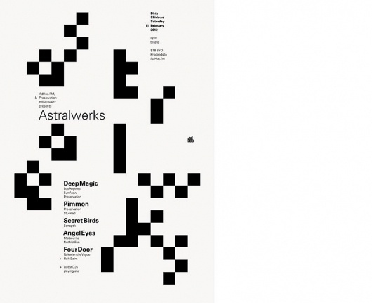 Mark Gowing Design | Posters | Preservation Music / Bench.li #design #graphic