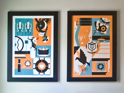 Portal_prints #illustration #screenprint