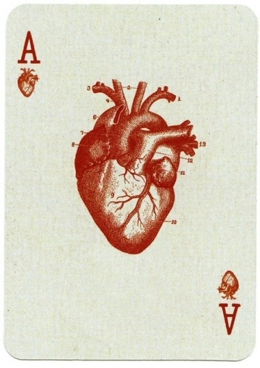 I love monday #heart #deck #of #ace #hearts #cards