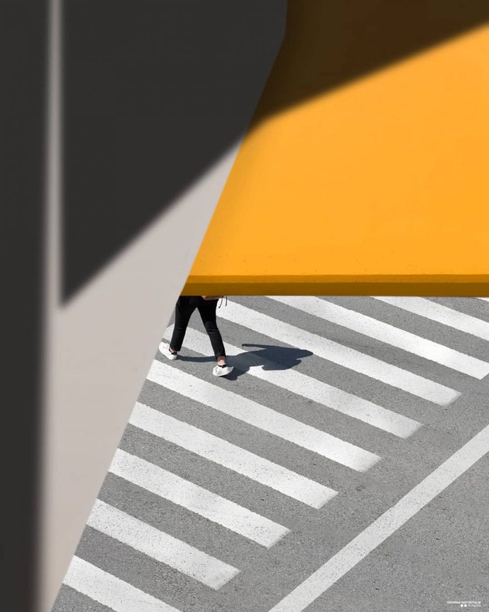 Colorful and Minimalist Street Photography by George Natsioulis