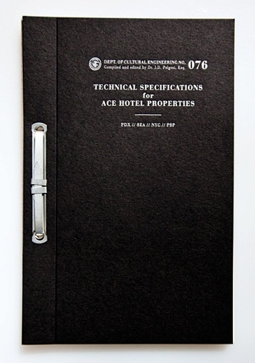 The Official Manufacturing Company / Work / Ace Hotel / Press Kit #print