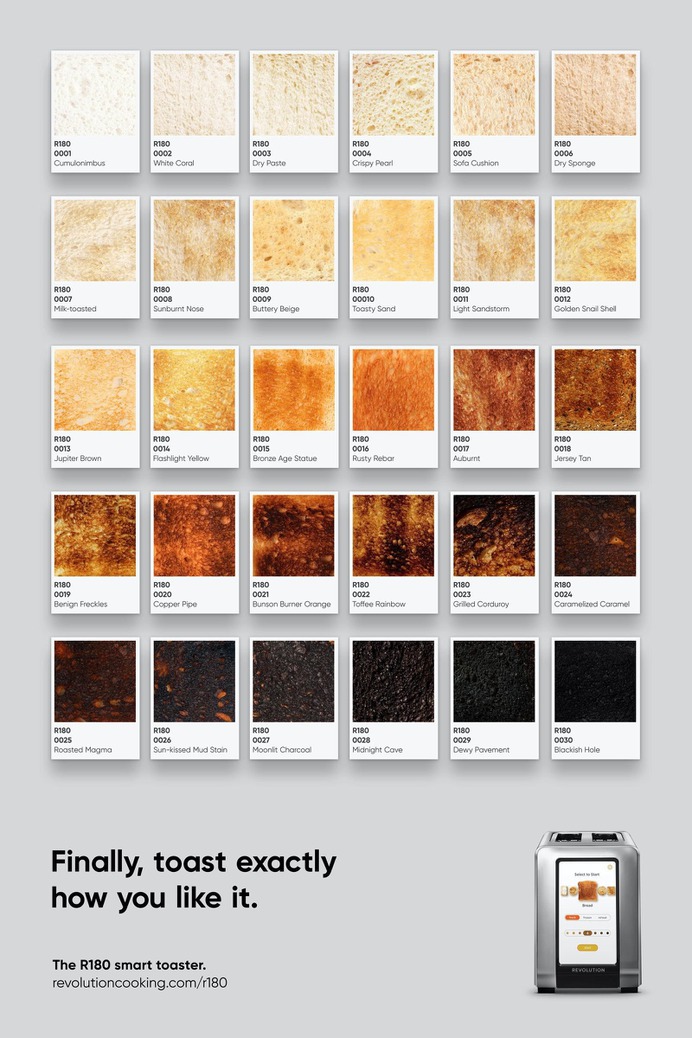 Revolution Cooking: Toaster Swatches