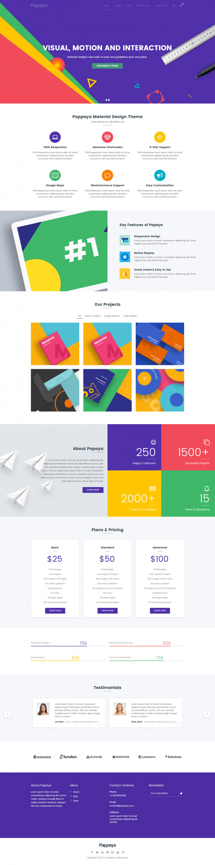 Pappaya – Material Design