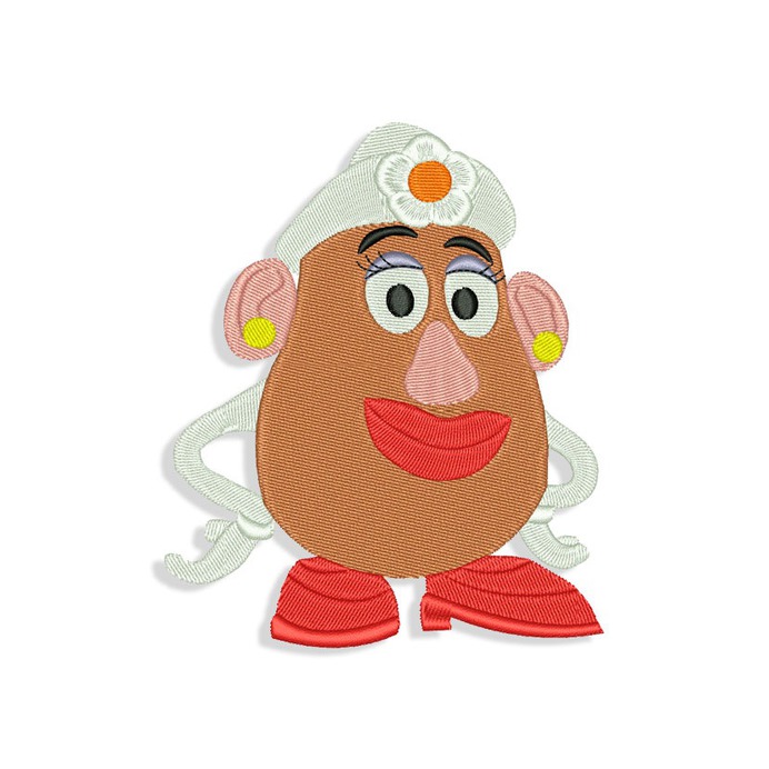 Mrs. Potato Head Embroidery